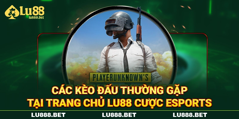 Các kèo đấu thường gặp tại trang chủ LU88 cược eSports